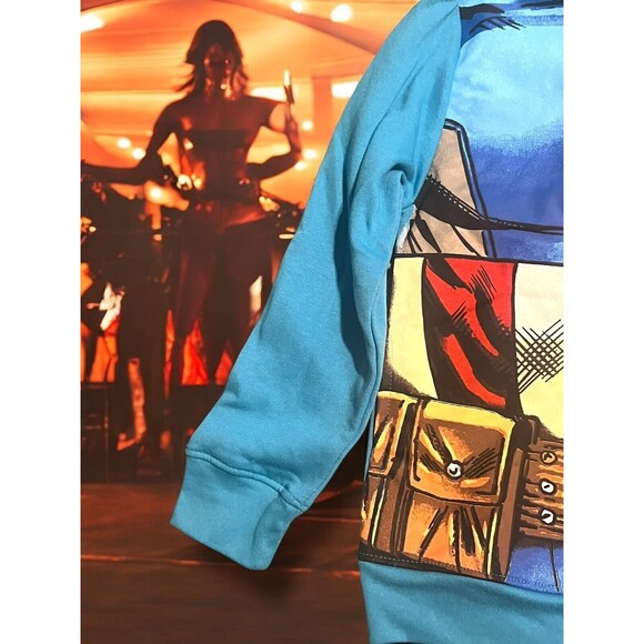 The Avengers Captain America Hoodie Boys Medium Size 8 Costume Jacket New NWT - Picture 7 of 10